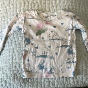 Burt's Bees White Long Sleeve Tee for Everyday Comfort